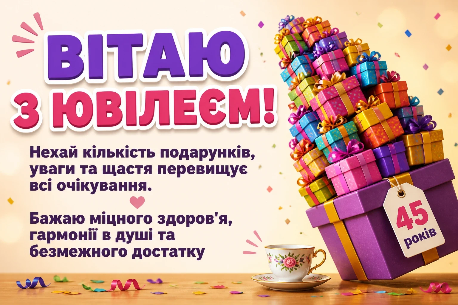 привітання з ювілеєм для жінки привітання з ювілеєм для жінки
