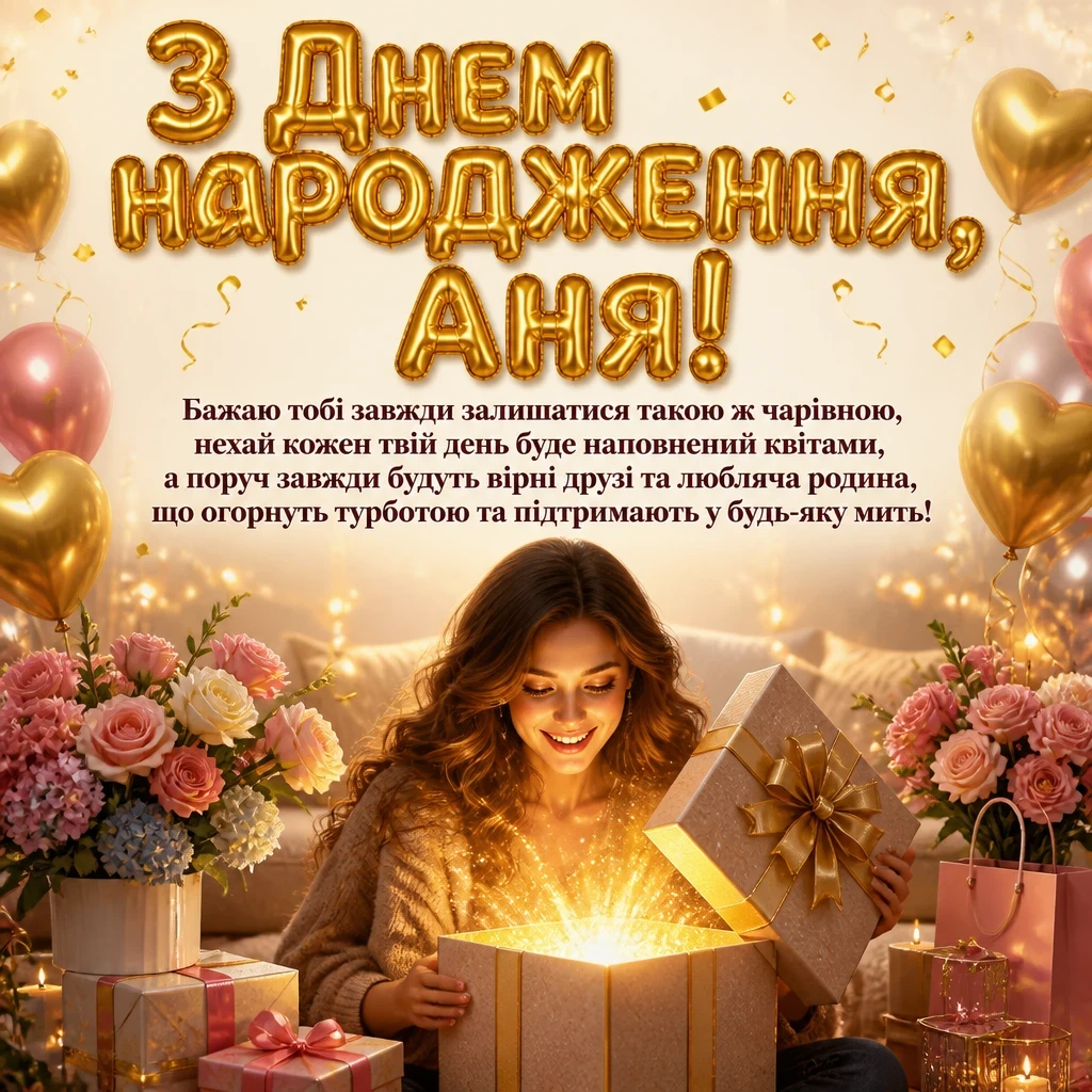 анечка з днем народження аня анечка з днем народження аня