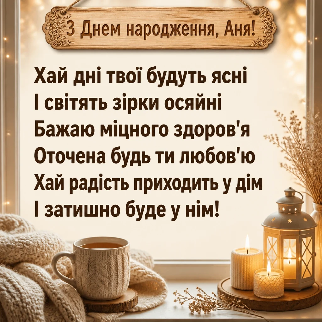 анечка з днем народження аня анечка з днем народження аня