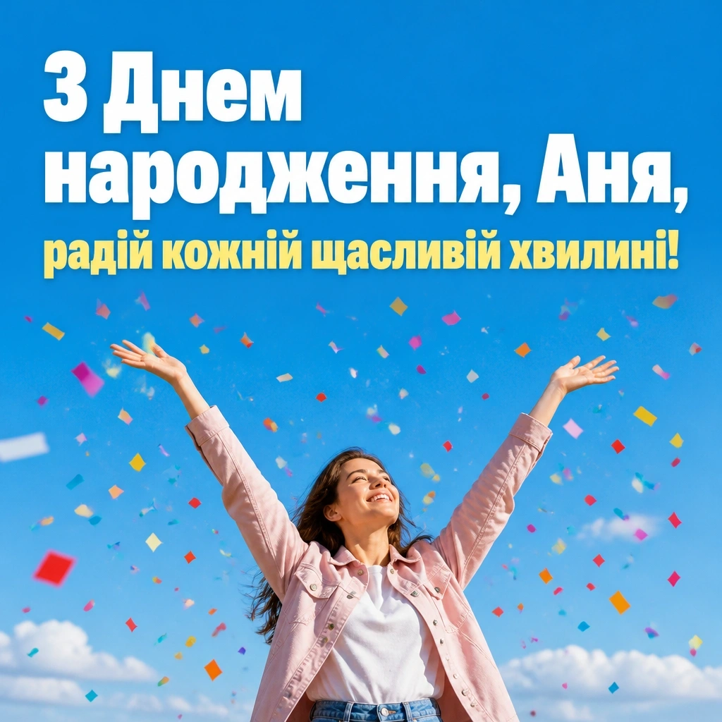 анечка з днем народження аня анечка з днем народження аня