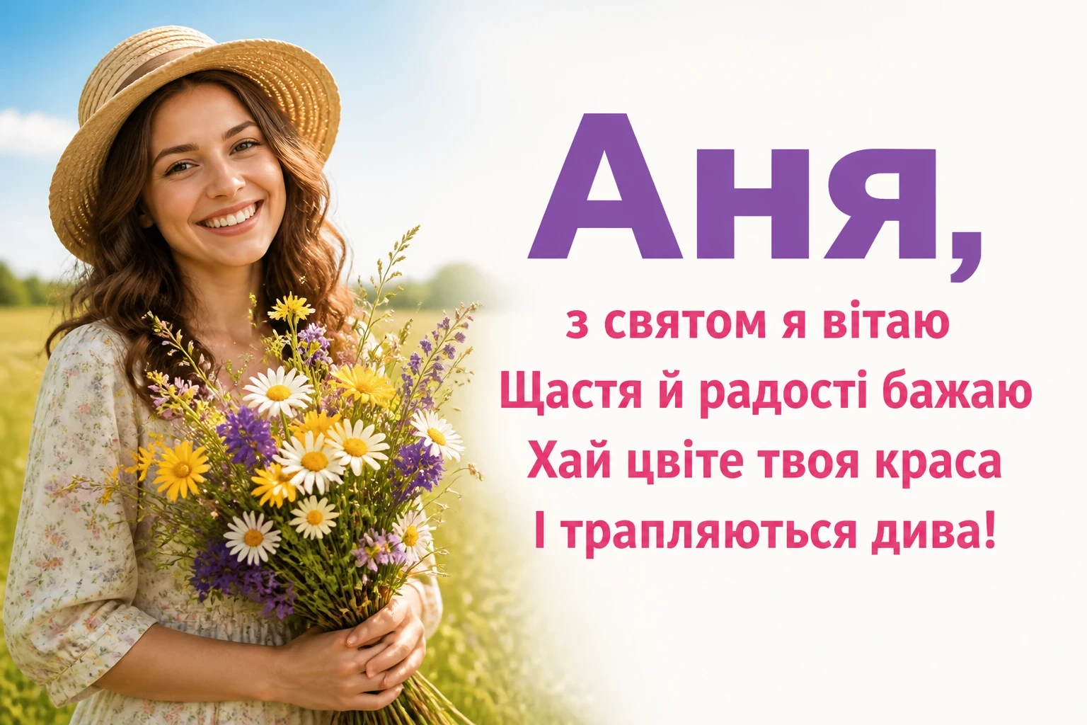 анечка з днем народження аня анечка з днем народження аня