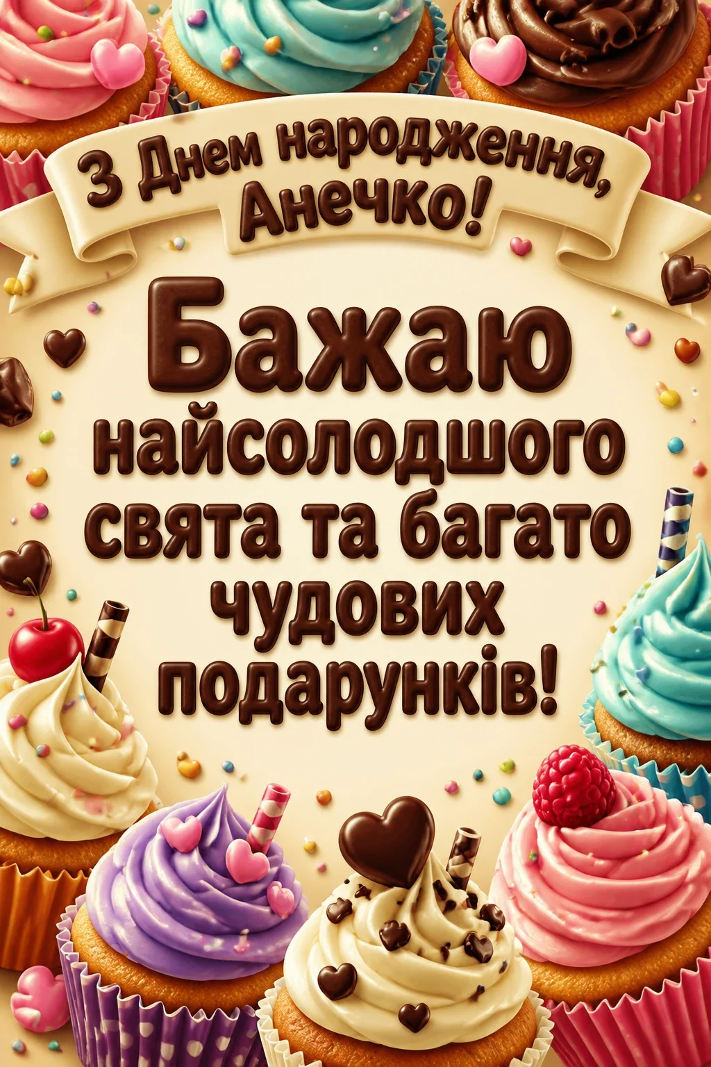 анечка з днем народження аня анечка з днем народження аня