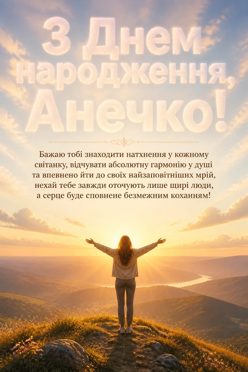 анечка з днем народження аня анечка з днем народження аня