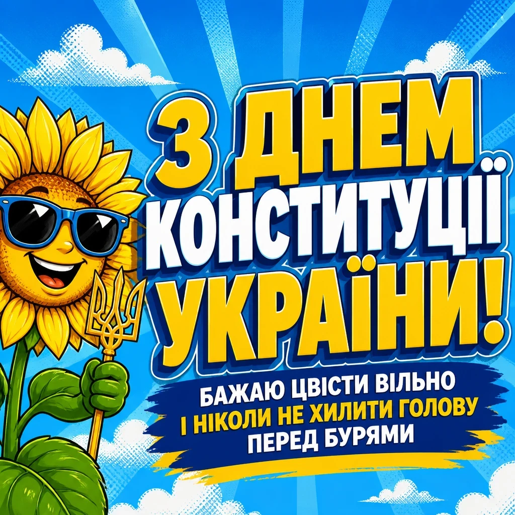 з днем конституції україни привітання з днем конституції україни привітання