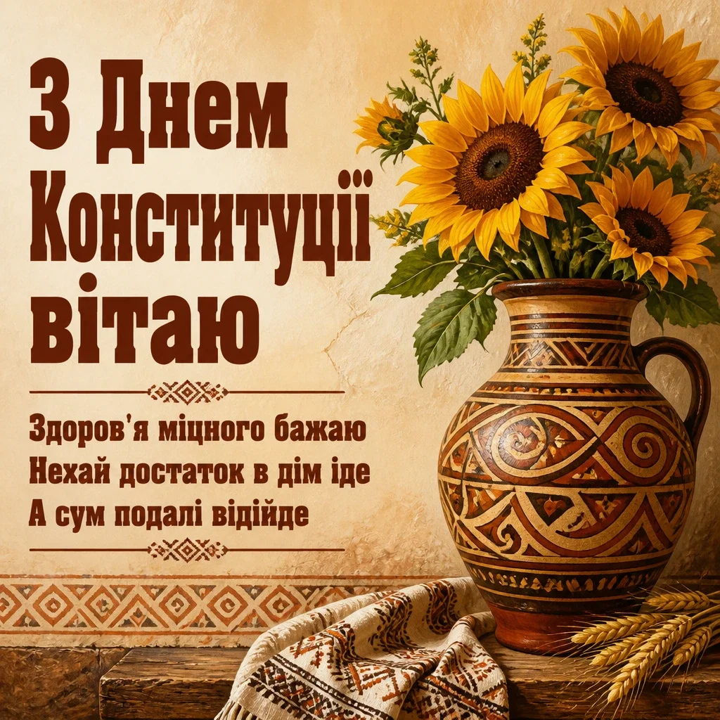 з днем конституції україни привітання з днем конституції україни привітання