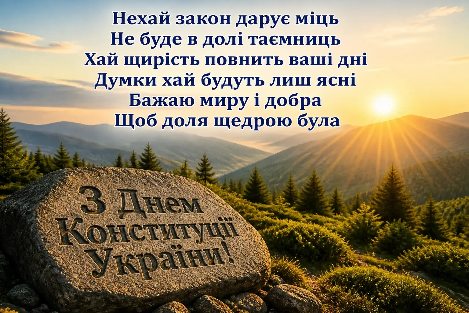 з днем конституції україни привітання з днем конституції україни привітання