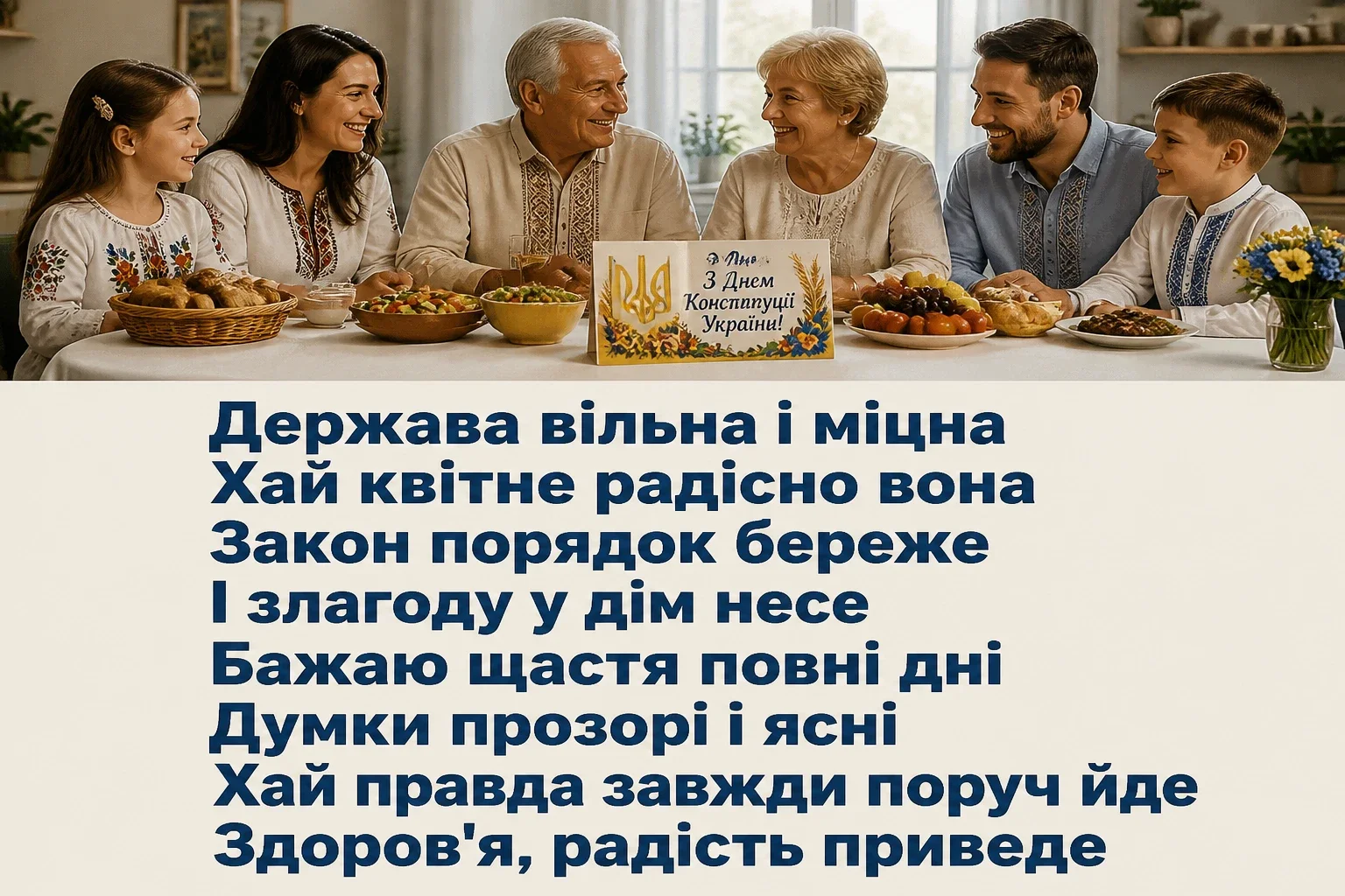 з днем конституції україни привітання з днем конституції україни привітання
