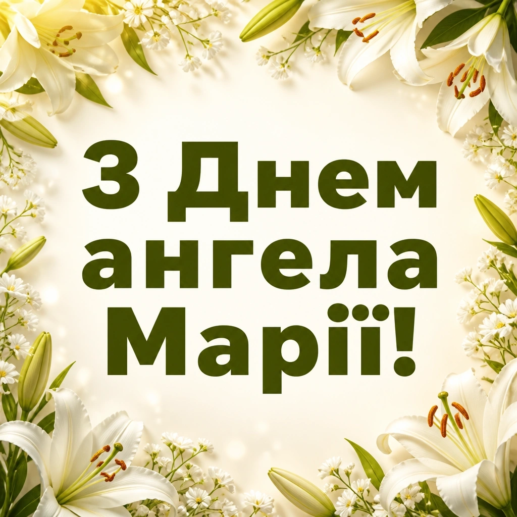 привітання з днем ангела марії в прозі