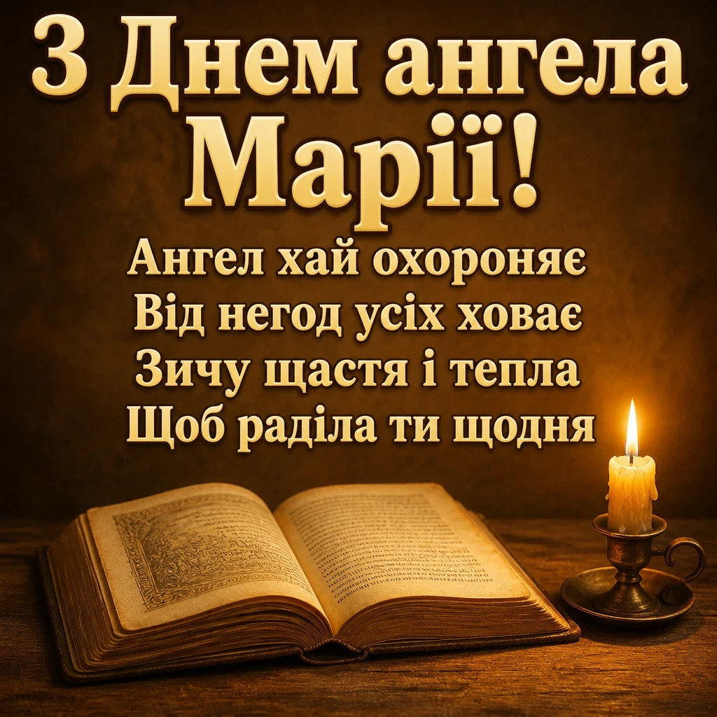 привітання з днем ангела марії в прозі