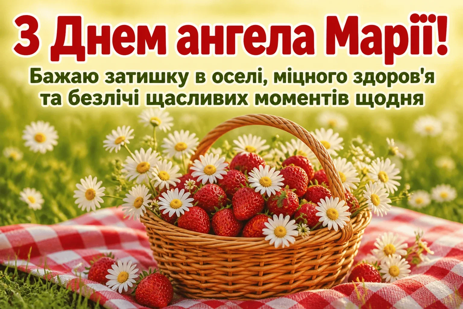 привітання з днем ангела марії в прозі