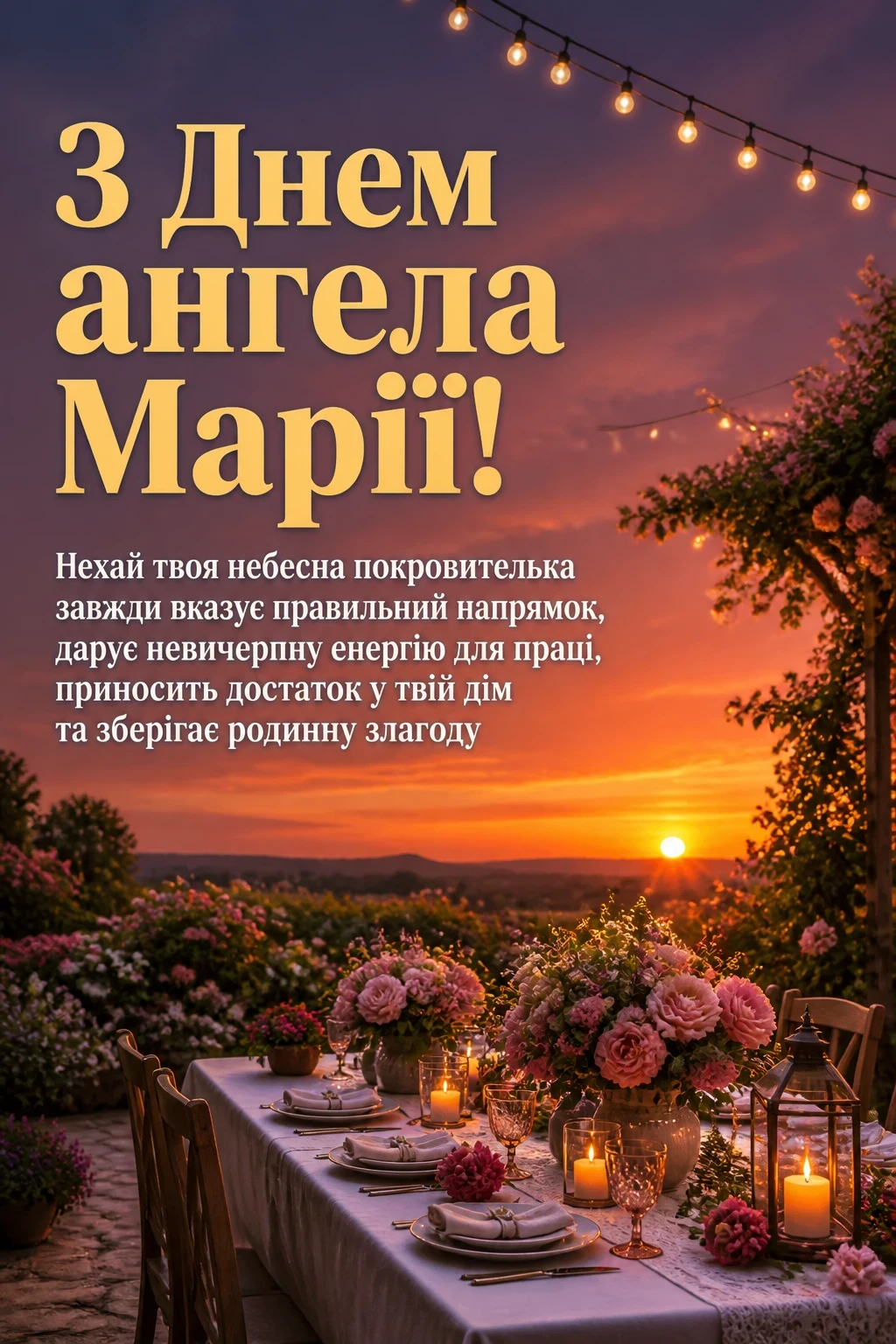 привітання з днем ангела марії в прозі