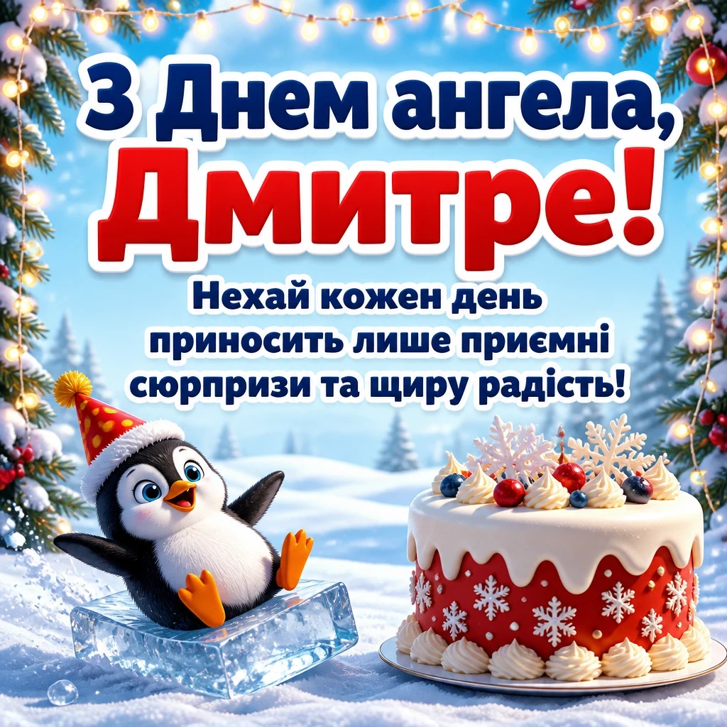 діма привітання з днем ангела дмитра