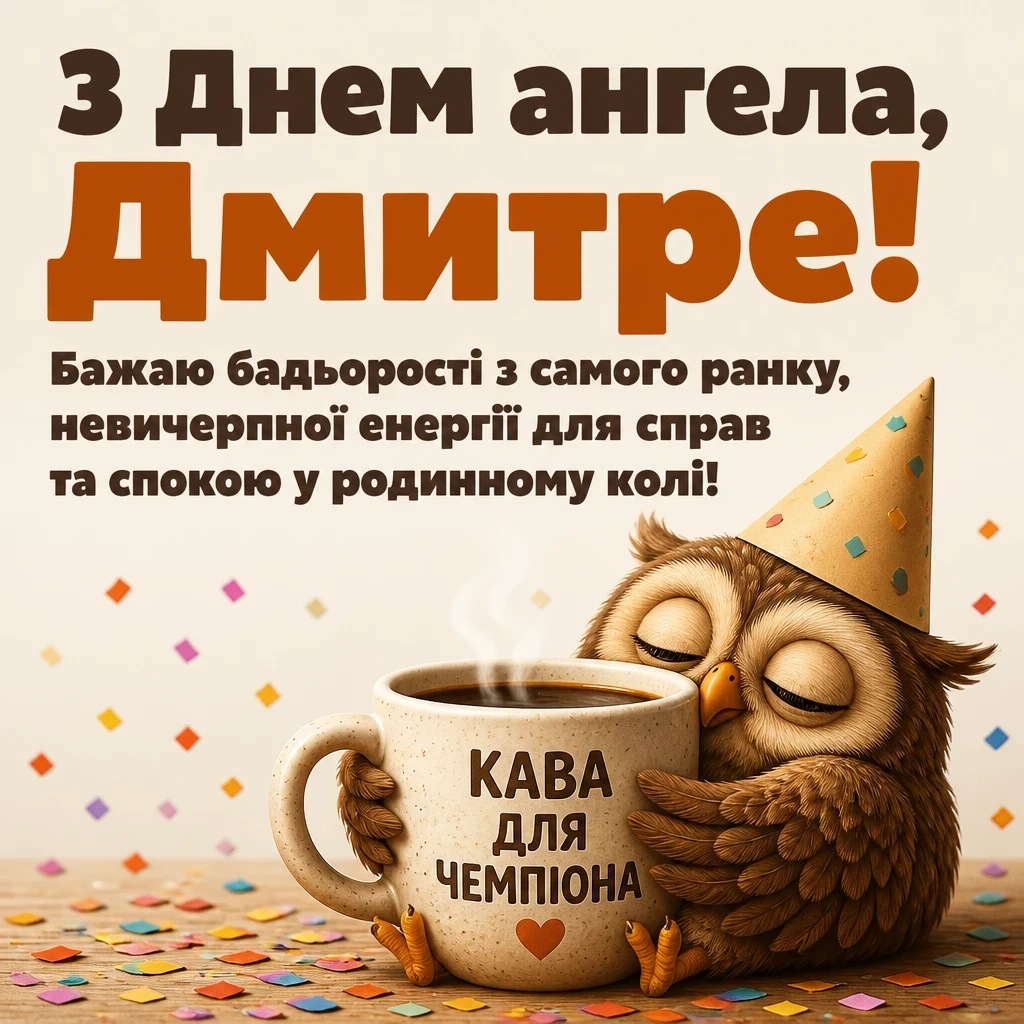діма привітання з днем ангела дмитра
