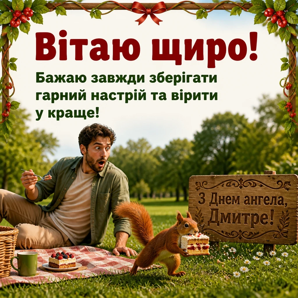 діма привітання з днем ангела дмитра