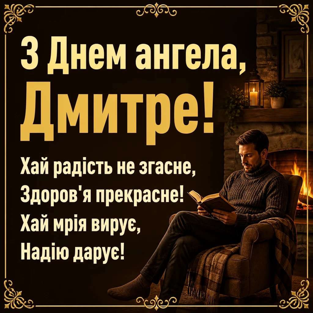діма привітання з днем ангела дмитра