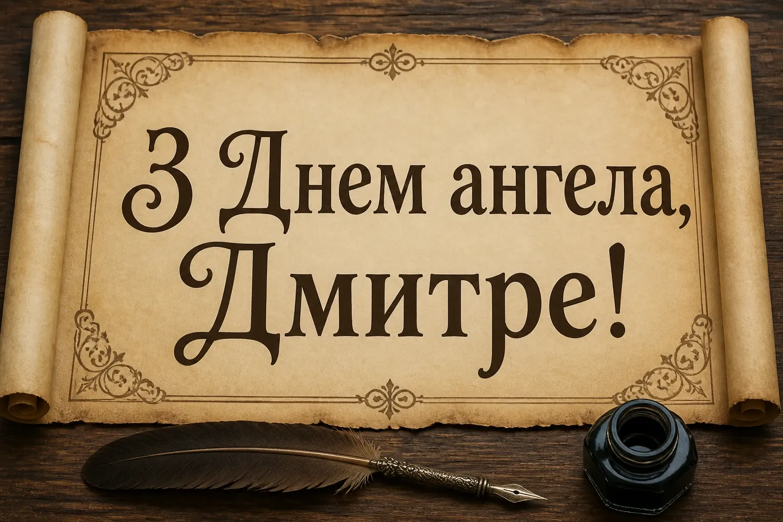 діма привітання з днем ангела дмитра