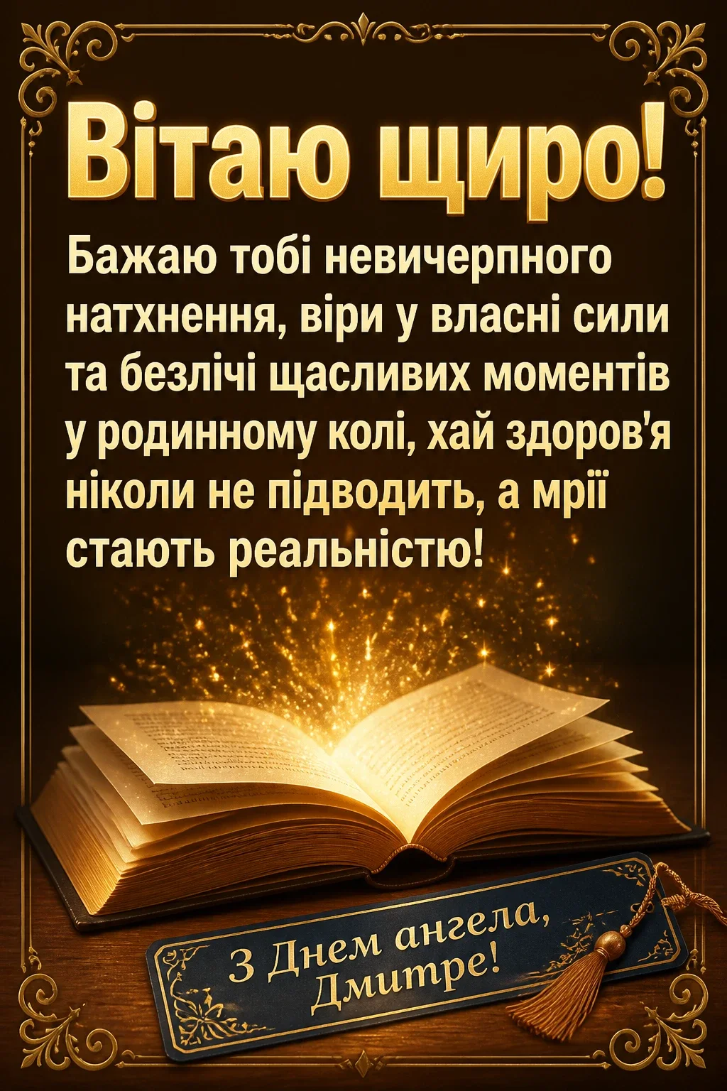 діма привітання з днем ангела дмитра