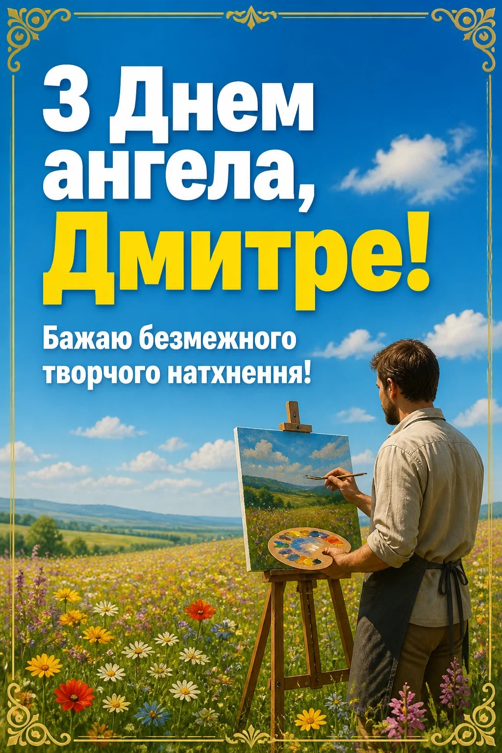 діма привітання з днем ангела дмитра