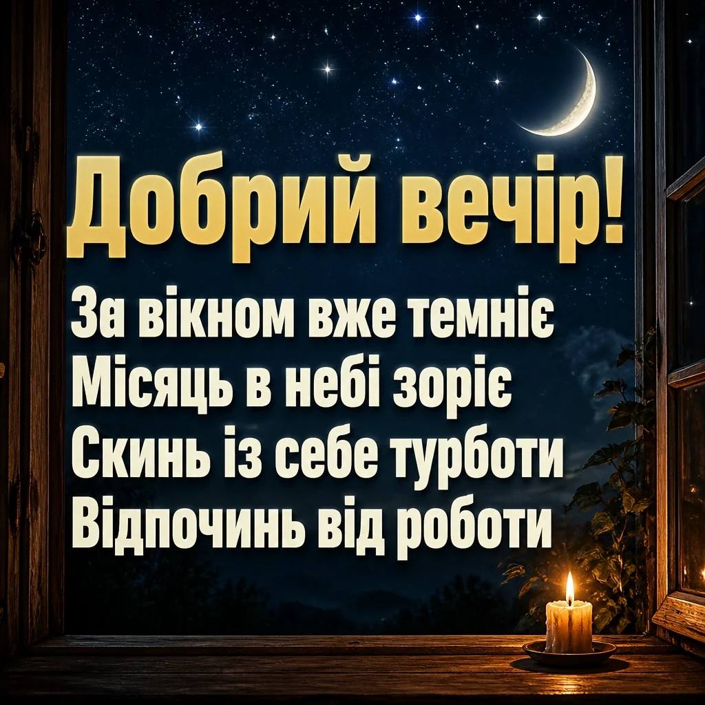 привітання добрий вечір привітання добрий вечір