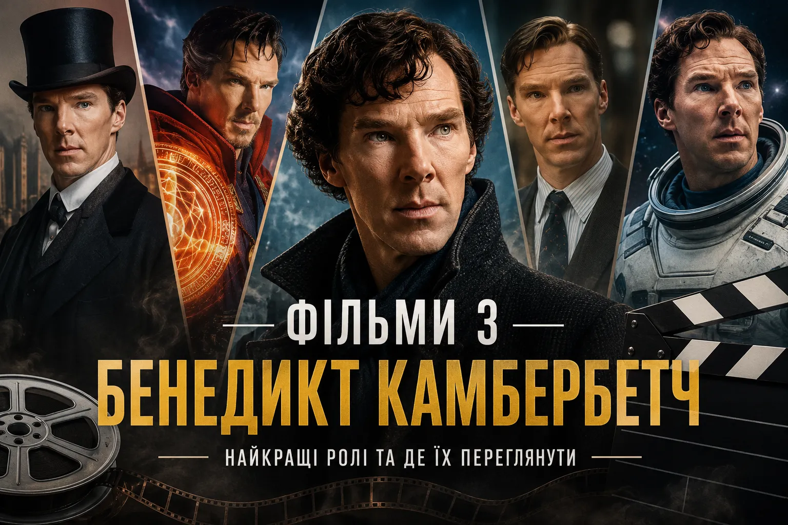 Фільми за участю Бенедикта Камбербетча: повний список