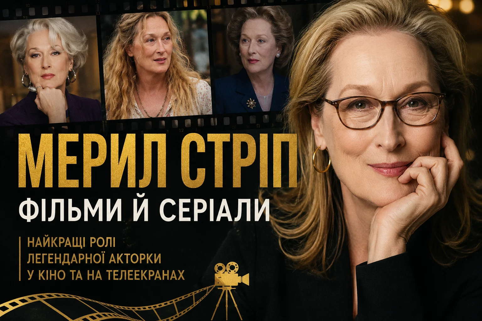 Найвідоміші фільми і серіали Меріл Стріп усіх часів